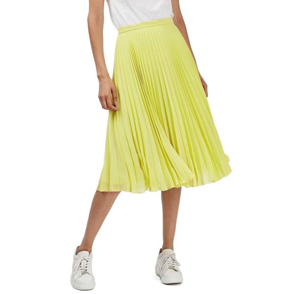 женщин одежды миди юбки юбка длиной шифоновая плиссированная макси