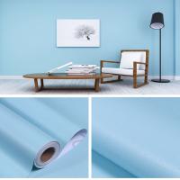 Tapeau peeling et collage de couleur bleue 3d Tapeau solide de couleur simple pour l'isolation acoustique dans la décoration de la maison
