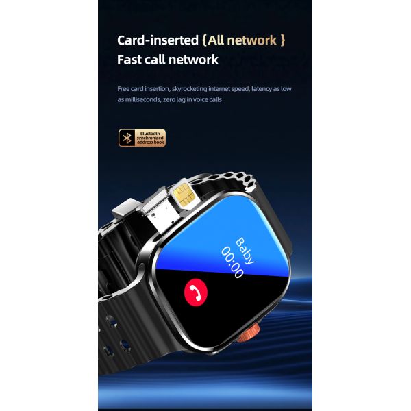 P2 Smart Watch 5G LTE Android 13.0 2.29'' AMOLED Display Smartwatch