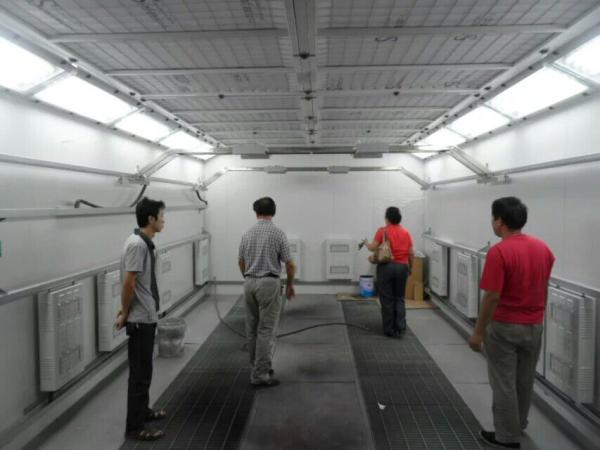 2015 Clear Infrared lamp heating spray booth/Spray Booth Heat Lamp/electricity spray booth (CE approved)