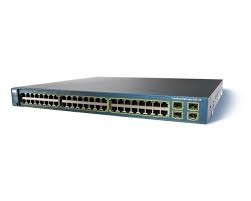WS-C3650-48TS-S Cisco Network Switch , Cisco 48 Port Gigabit Switch 4 x 1G Uplink IP Base