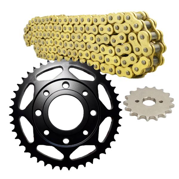 100/110/112/114/116L Links Customized Motorcycle Chain Sprocket Set for Honda CG 125