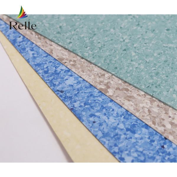 Relle personnalisable résistant au feu Vinyle homogène étanche Clinique PVC plancher roulant