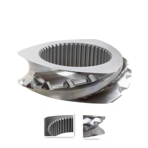 Standard Involute Spline Extruder Machine Screw Elements Kneading Block