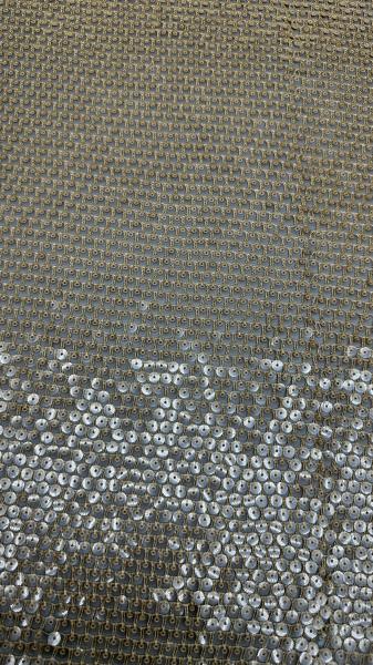 Great Shining Sequin Fabric Embrroidered Fabric Plaid For New Collection For Gowns