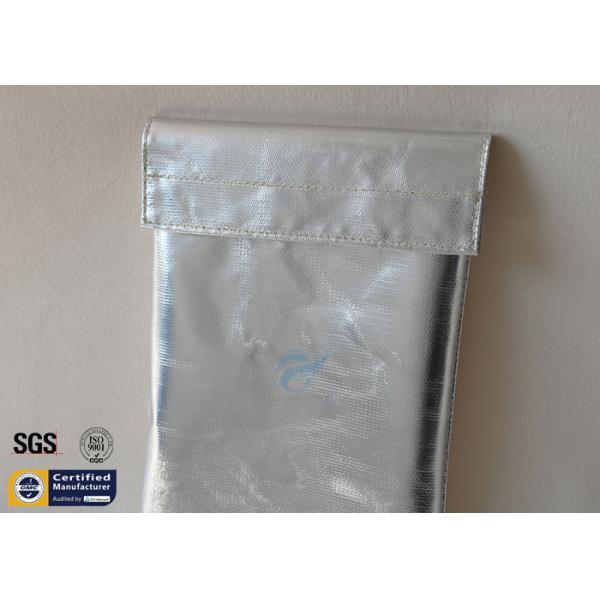 Серебряный огнеупорный мешок наличных денег ткани стеклоткани сумки 1022℉ документа отсутствие зудящего ровный