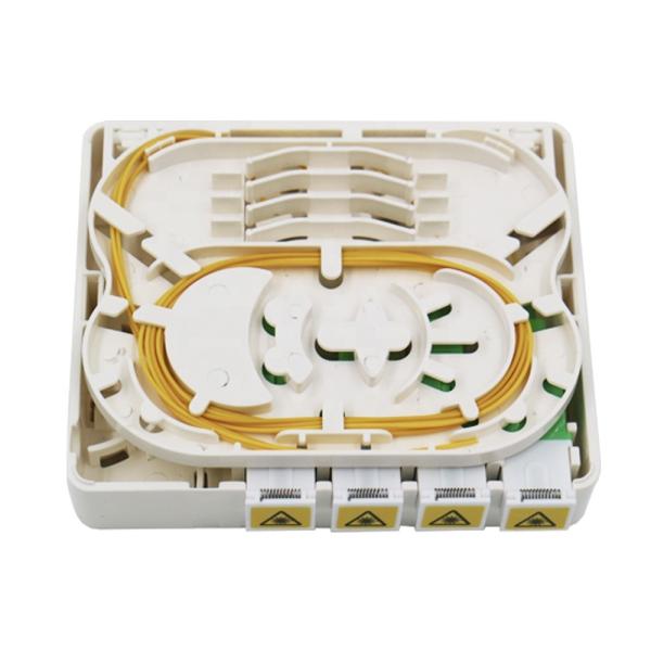 ABS Plastic 4 Fiber SC/APC Pigtails Fiber Optic Termination Box