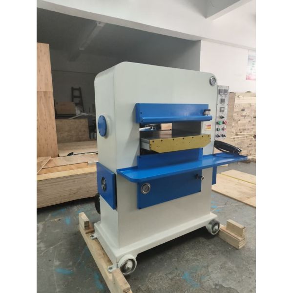 Semi-Automatic Leather Production Machinery Working Area 500*600mm Hydraulic Heat Press Upper Pu Leather Bag Embossing Logo Machine