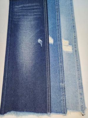 11.3oz TWILL Style 78.6% Cotton DARK INDIGO Denim Fabric With 10x7 Construction JSD3250 For Lady Fashion  Jeans
