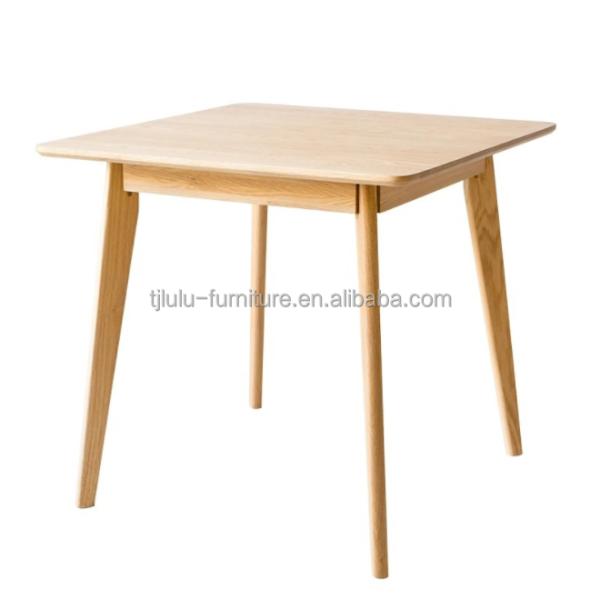 Latest Customized Exquisite Workmanship Solid Wood Dinning Table 120*60*75cm in Rectangular Shape