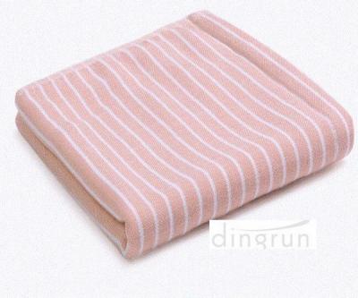 Yarn Dyed Custom Hand Towels , Luxury Striped Bath Towels Home Use