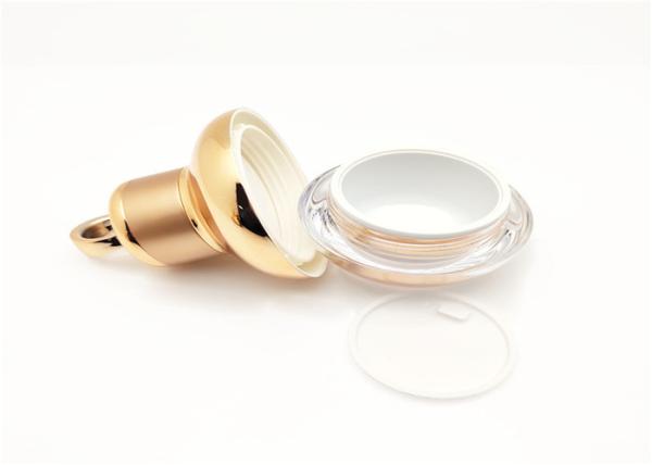 1oz Luxury Double Wall Face Cream Containers Cosmetic Massage Plastic Jar