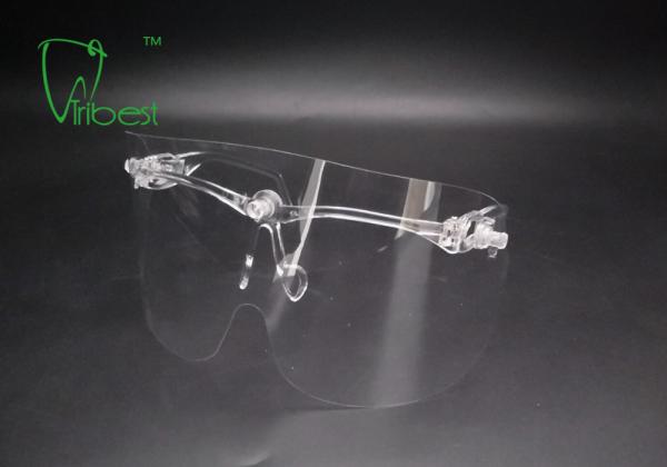 Anti Fog Dental Protective Wear , Dental Disposable Eye Shields With Frame