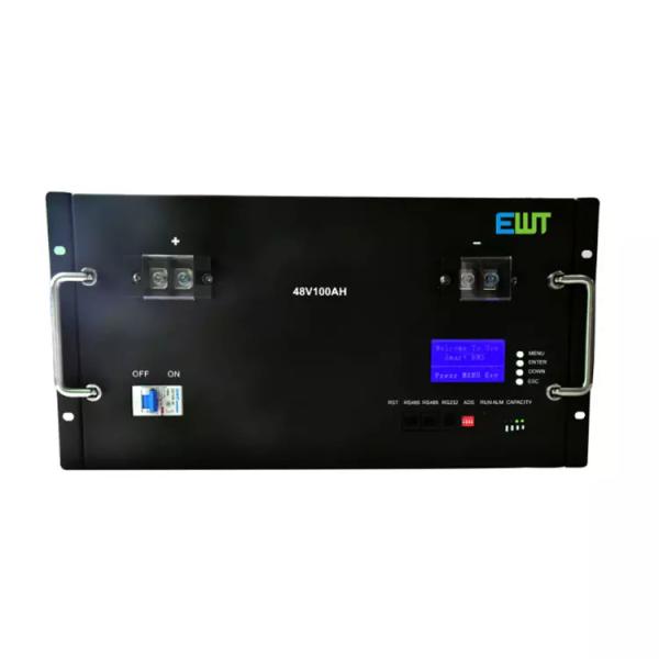 5U 48v 100ah Lifepo4 Bateria de Lítio para Sistema de Armazenamento Solar