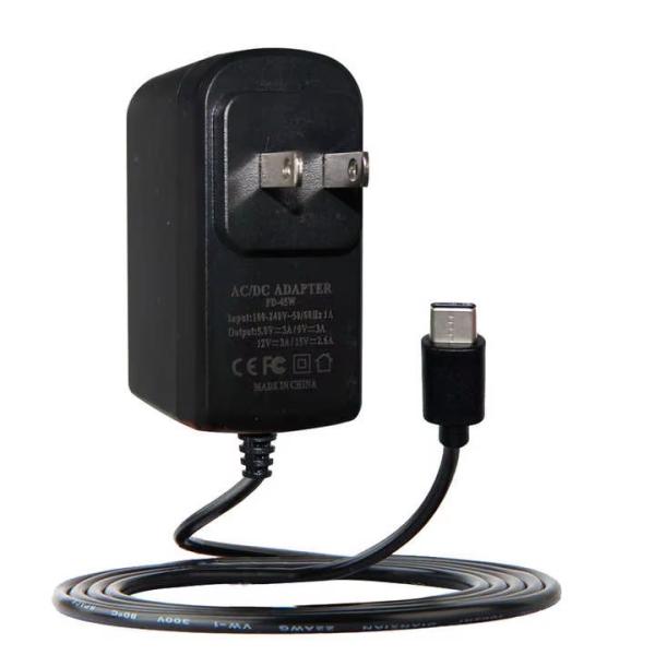 Adaptateur d'alimentation USB-C US Plug 20W/30W Chargeur rapide Type-C Chargeur murale pour téléphone tablette et appareils