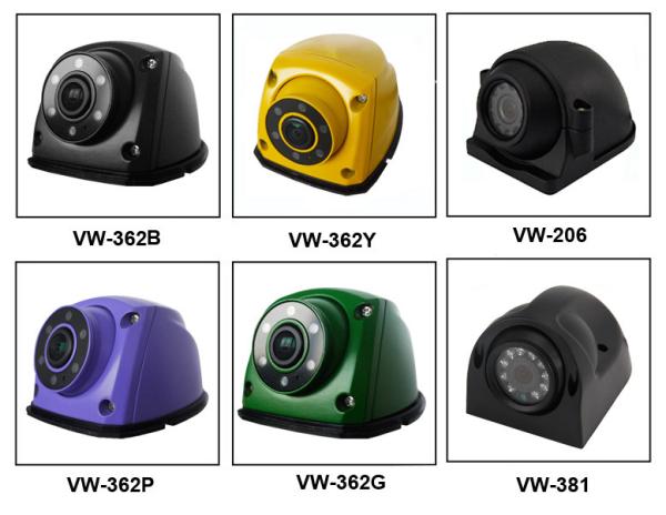 4 Way Bus Surveillance Camera Video Truck Side View Security 4G Vehicle Camera System