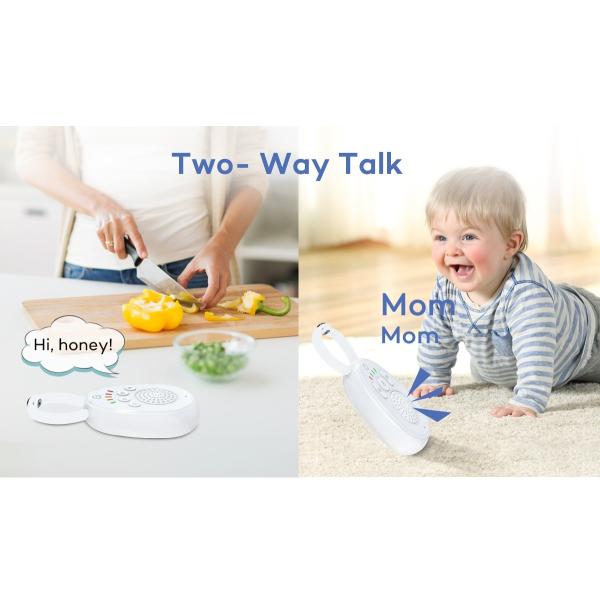 75G Wireless Infant Audio Guardian Featuring Temperature Sensor Ensuring Safe Baby Monitoring in Hospitals and Daycare Centers