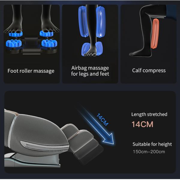 Deluxe Massage Chair Sl Track 144 Degree Shiatsu Rolling Oem