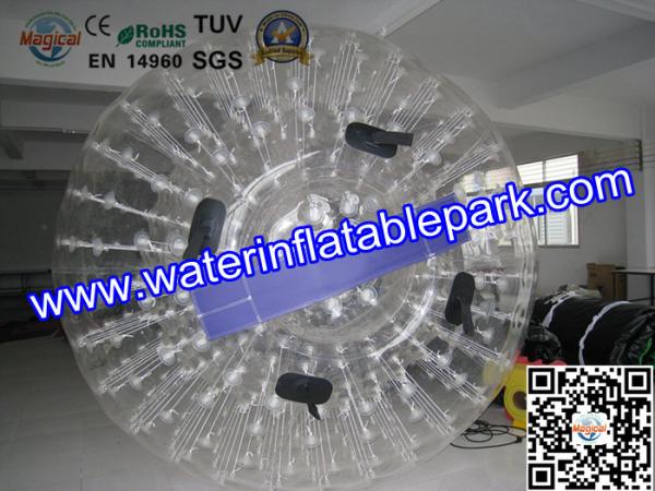 Funny Commercial Interesting Inflatable Blue Land Zorb Ball 3m x 2m