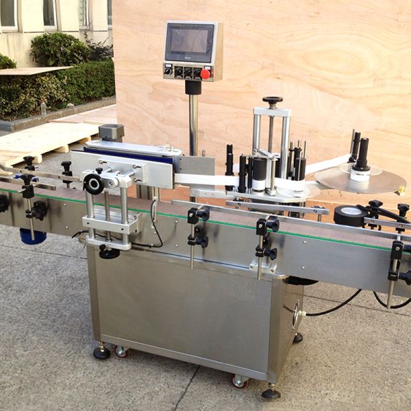 Sticker Bottle Labeling Equipment Machine For Round Container Distilleries 100BPH
