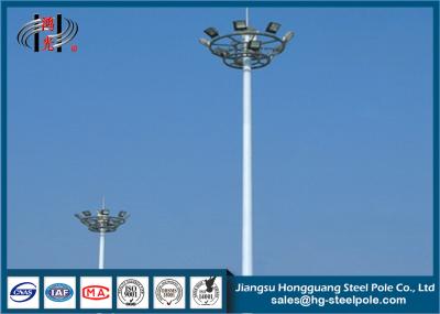 Parque de estacionamento tubular de aço pólos claros de H 35m espessura de 2mm - de 30mm