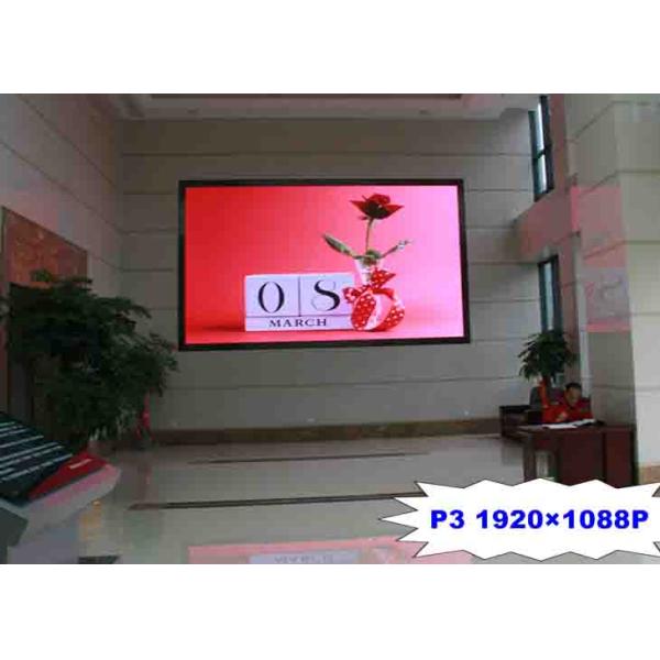 Small Pixel Pitch P3 Indoor Full Color LED Screen SMD2121 With High Refresh Rate