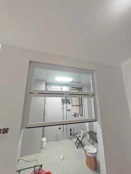 Aluminium Folding Window Organ Horizontal Folding Window Tempered Glass Sliding Folding Window