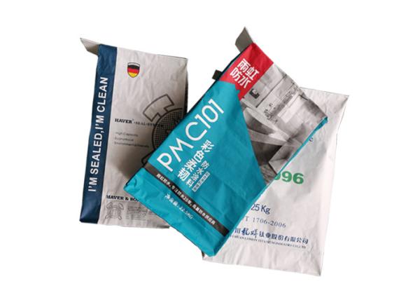 O multi papel de parede inferior quadrado despede o empacotamento material do pó do alimento químico de 20kg 25kg