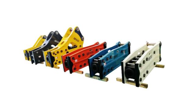 Triangle Side Type Excavator Breaker Hammer 300kg With Intelligent Breaking Technology