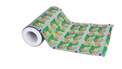 OEM snacks candy biscuit laminated food grade plastic packaging film roll