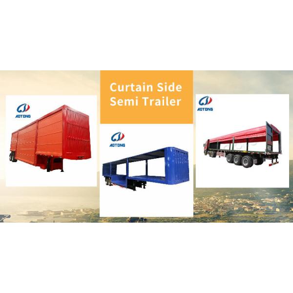 Боковая стена/боковая занавеска/зона полуприцеп с механической подвеской и шинами 12R22.5