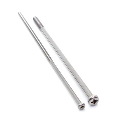 Metric Custom 100mm 200mm Cross Recessed Pan Head Phillips Extra Long Shank Machinery Screw