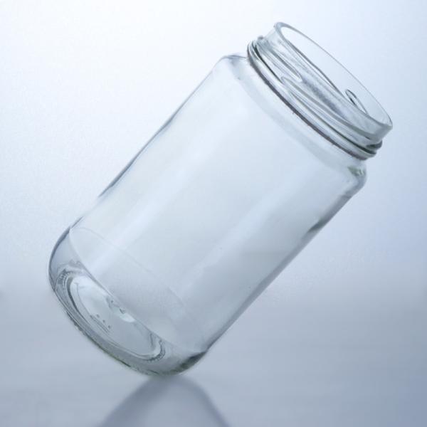 Wine Screw Cap Elegant 410ml 500ml Transparent Glass Bottle for Salad Chili Sauce Ketchup