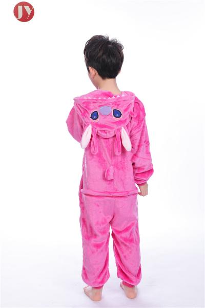 Wholesale Soft Fluffy Fleece Kids Size Flannel Soft Animal Onesie Pajamas Kids Onesie Pajamas