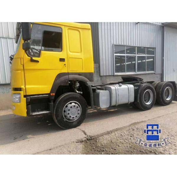 Sinotruk Tractor Truck 6*4 Yellow Color Used From 6-8L Engine Capacity
