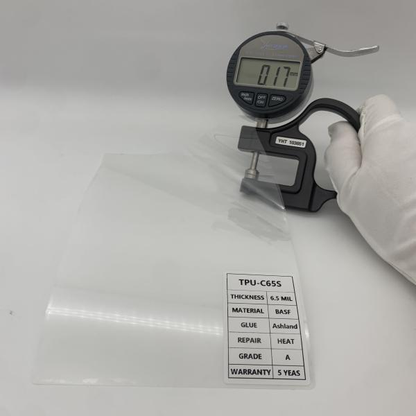 Heat Resistant 6.5mil PPF Car Film Self Adhesive Long Lasting IR Proof