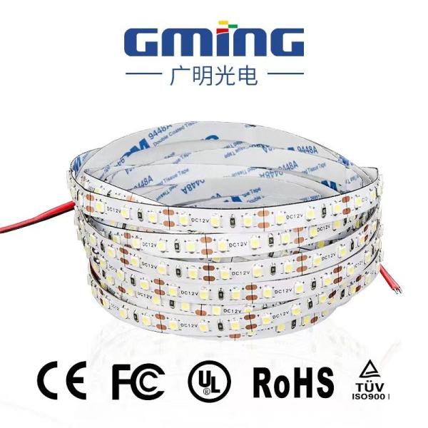 Largeur imperméable de cuivre de carte PCB de la lumière de bande du blanc SMD 5050 LED de RVB IP20 5M 10MM