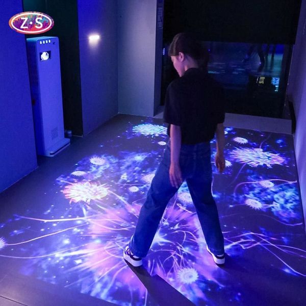 Interactive Floor Projector With Advanced Control Software System for Shopping Mall