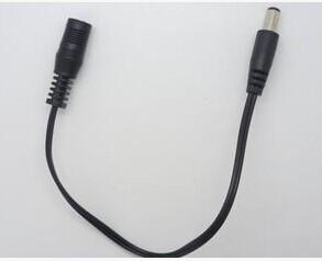 5.5*2.1*10mm male plug and 5.5*2.5*10mm female plug extension cord