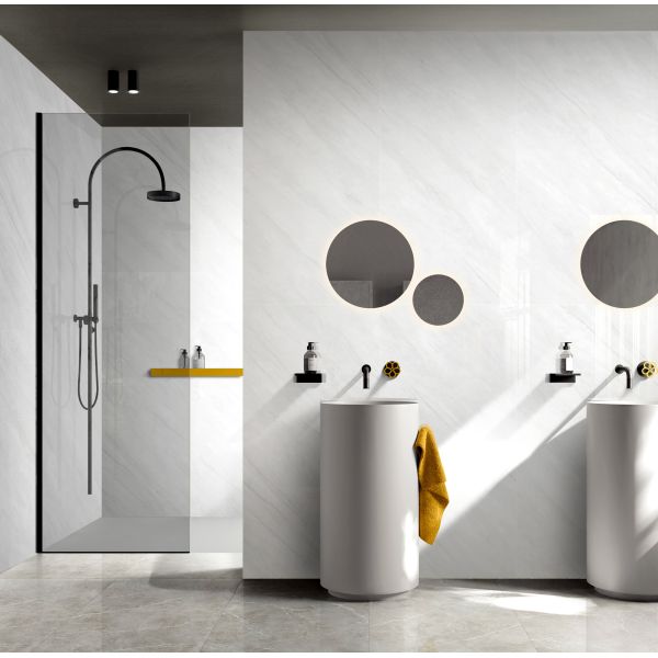 Super White Texture Indoor Tiles For Floor Bright Surface And Soft Light Living Room Floor Tiles