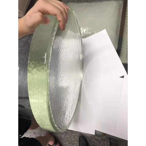 Tabletop Thick Round Clea K9 SGS Lead Cut Crystal Glasses