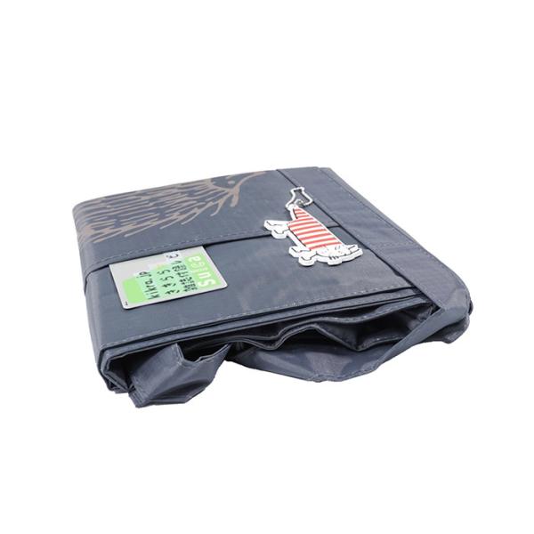 Dark Grey Canvas Tote Bags 420D Polyester Fabri Convenient Single Shoulder Bag