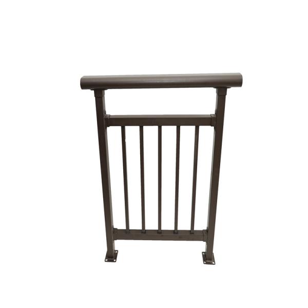Welding Galvanized Steel Rod Wrought Iron Guard Rails For Deck Customized