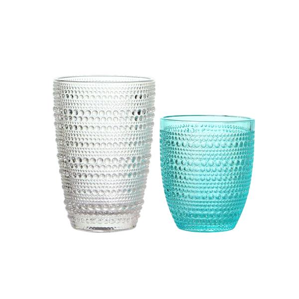 150mm Crystal Solid Colored Vintage Highball Glasses , 370ml Colored Highball Glasses