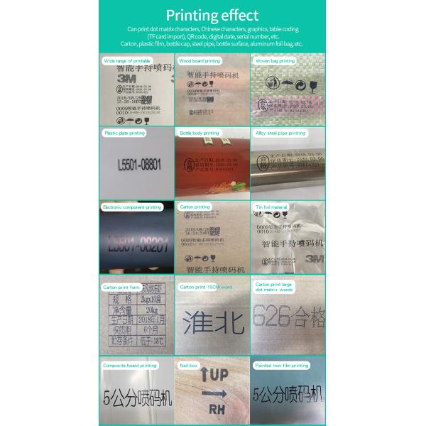 Single Color Handheld Inkjet Printer for English Number Qr/bar Code at Affordable
