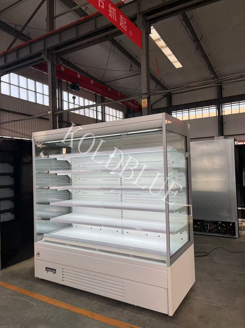 Plug-in Open Multideck Refrigerated Cooler Self-contained Compressor with R290 Gas