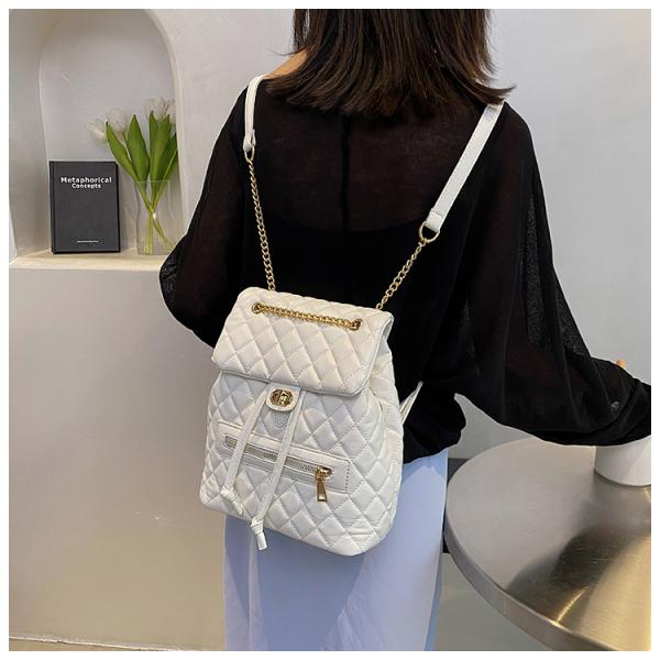 Women's Zipper Closure Small Backpack for Luxury Back Packs Teenagers Girls