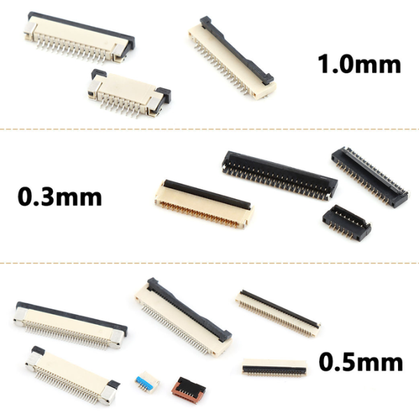 0.5mm Pitch 60PIN Vertical Positive Foot 5.2H Clamshell Buckle Flat Connector Cable Socket FPC FFC Cable PCB Connectors