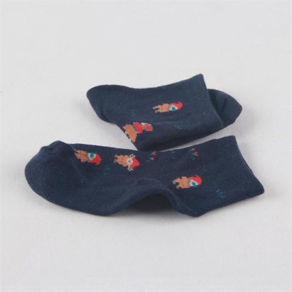 2015 Hot selling christmas santa claus design cozy winter cotton terry socks for baby