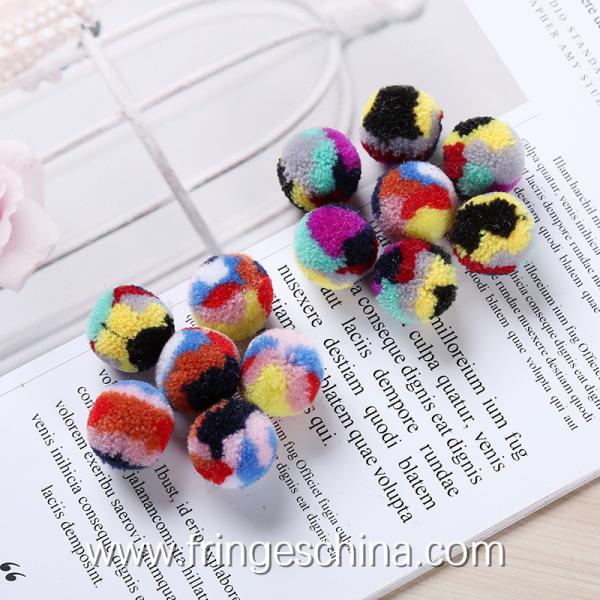 Wholesale Colorful DIY Multicolored Pom Pom Ball For Costume Christmas Decoration